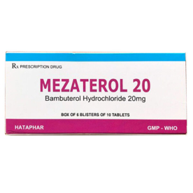 Mezaterol 20mg hộp 60 viên