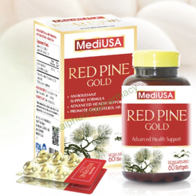 Mediusa Red pine gold lọ 30 viên