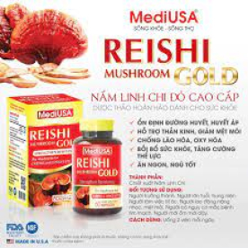 Mediusa Reishi Gold nấm linh chị lọ 60 viên