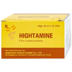 Hightamine hộp 100 viên