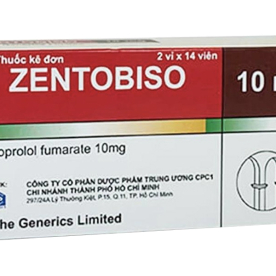 Zentobiso 10mg hộp 2 vỉ