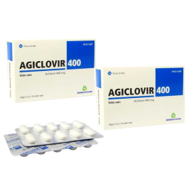 Agiclovir 400 mg hộp 30 viên