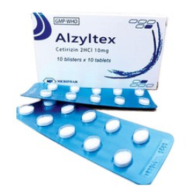 Alzyltex 10mg hộp 100 viên