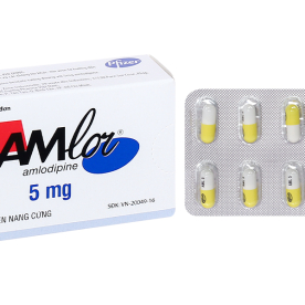 Amlodipine 5mg pháp h3vi (PFIZER)